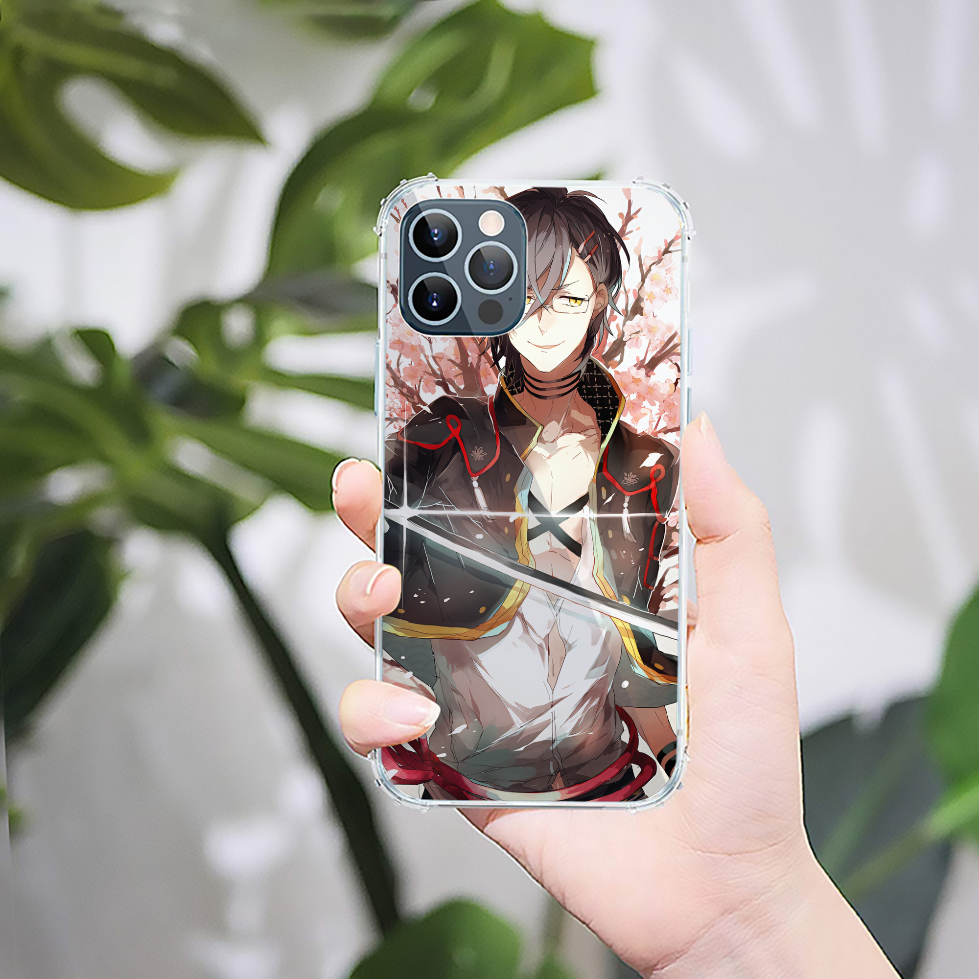 （画像用） 刀剣乱舞 Touken Ranbu 【iPhone 12シリーズ対応】透明スマホケース（クリアソフトケース）